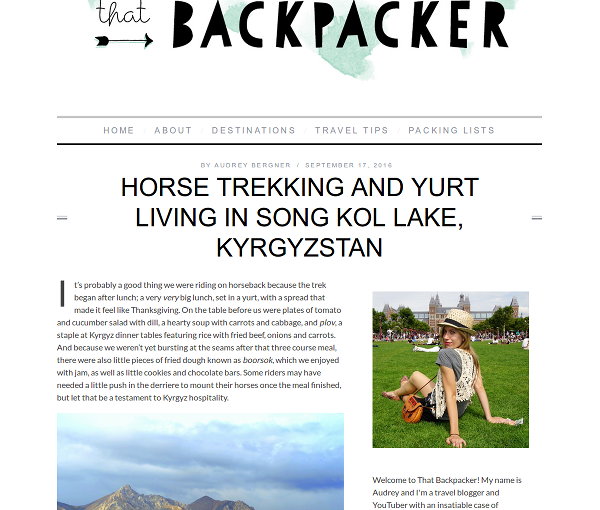 Horse trekking and yurt living in Song Kol Lake